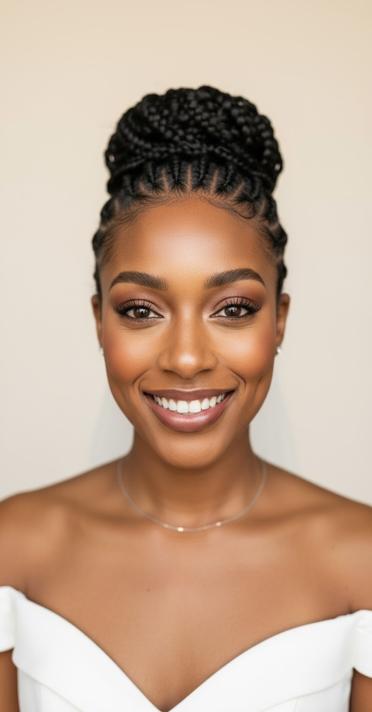 After Updo Braids For Wedding